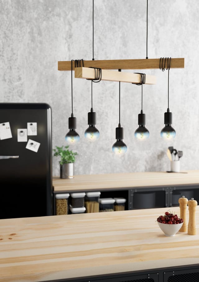 Eglo Led Globe G125 E27 4w Schwarz-blau Leuchtmittel