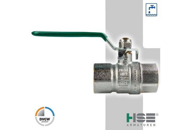 Uniwater Trinkwasser-kugelhahn Mit Stahlhebel Beids .innengewinde Rp 3/4 Zoll (dn 20), Typ 1493