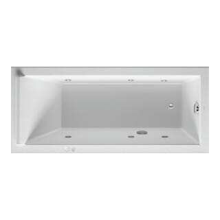 Duravit - Starck Whirlpool, Einbauversion, 1 Rückenschräge,