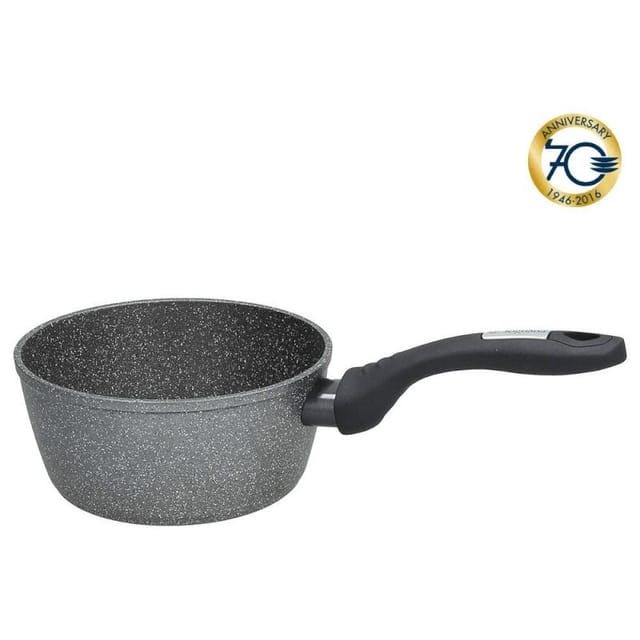 Mythos Kasserolle Aus Grauem Aluminium 16 Cm