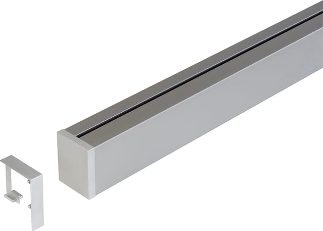 Kesseböhmer Linero Mosaiq Wandprofil - Edelstahloptik, Länge 900 Mm