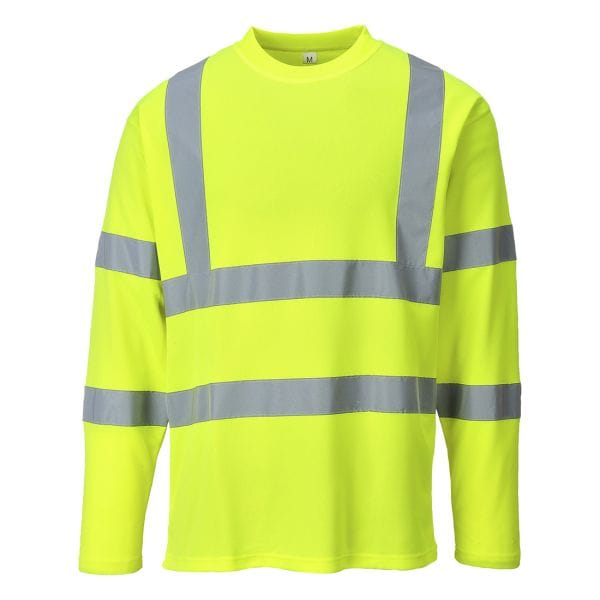 Hi-vis Langarm-t-shirt Gelb 2xl