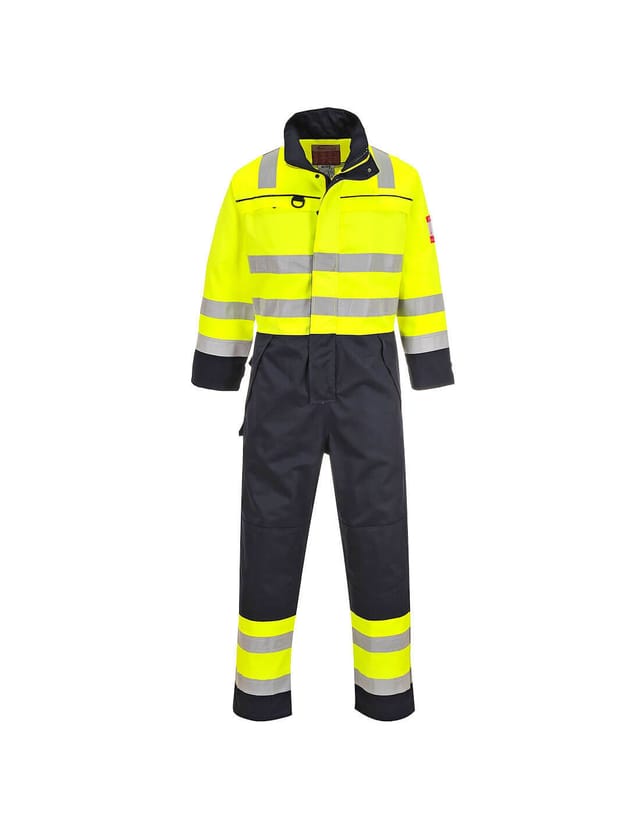 Hochsicht-kombination Für Mehrfachrisiken Farbe: Gelb/navy Größe Xl - Portwest
