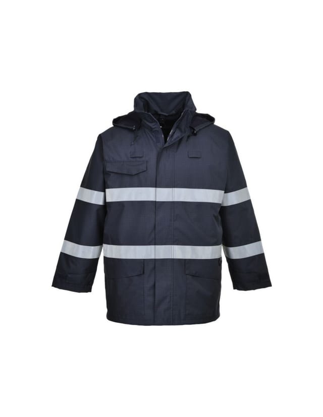 Regen-parka Mehrzweck Bizflame Farbe: Marine Größe S - Portwest