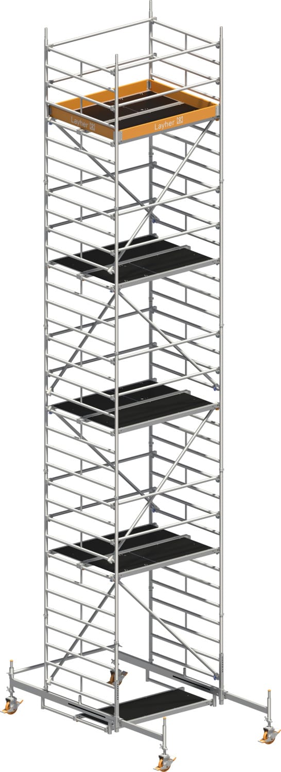Layher Rollgerüst Uni Kompakt P2 10,38m Ah