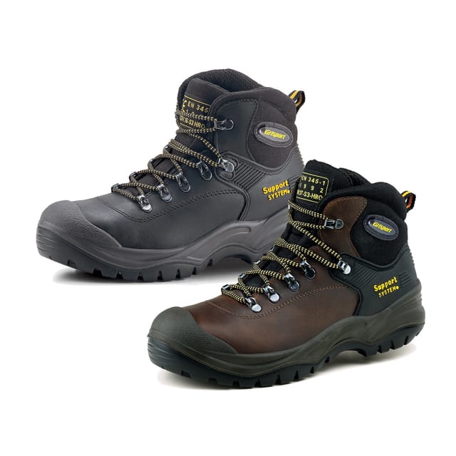 Scarpe Da Lavoro Alte Grisport Cortina S3 Hro Hi Src-nero-45 - Schwarze - 45
