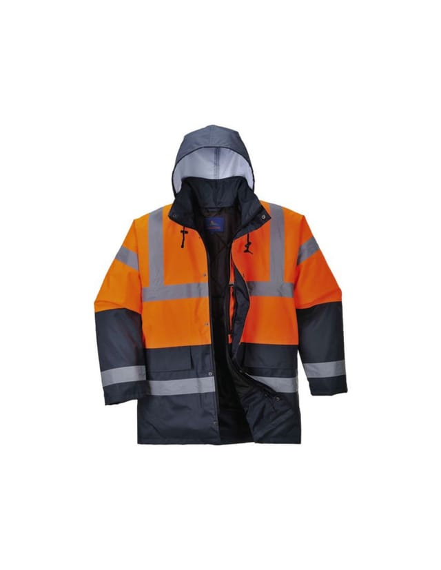 Parka Hv Bicolore Rot/marine S