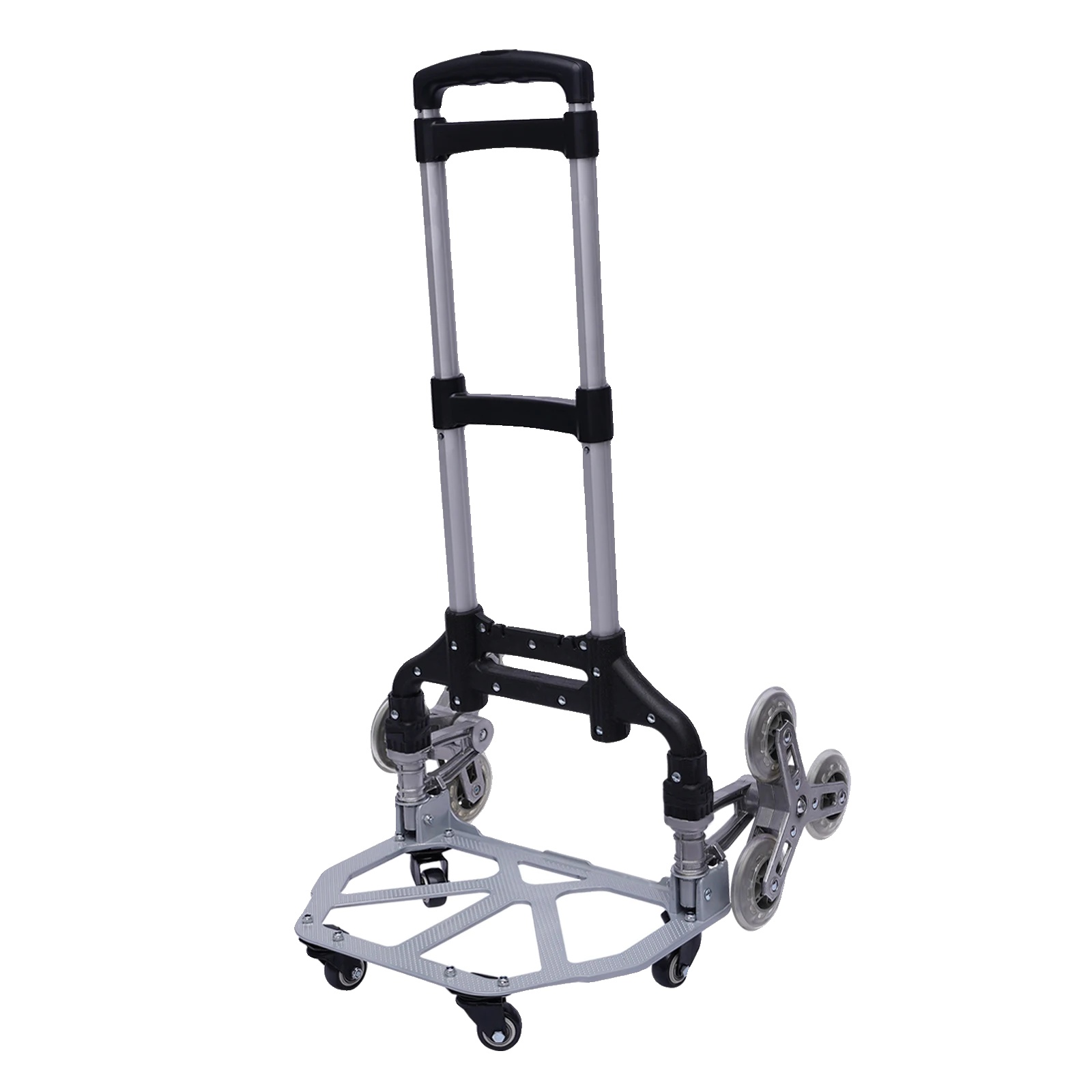 Handwagen, Treppensteigfunktion, Robuste Ausführung, Schwarz