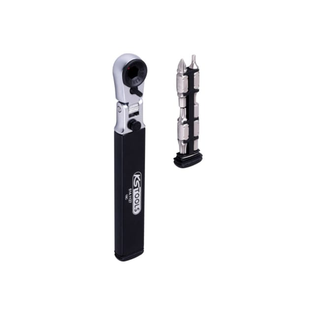 Bit-ratsche 8 In 1, 6-kant 1/4', L.125 Mm