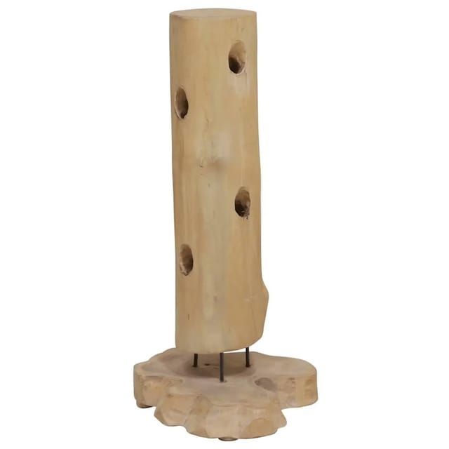 Vidaxl - Weinständer Für 8 Flaschen 40x30x80 Cm Massivholz Teak