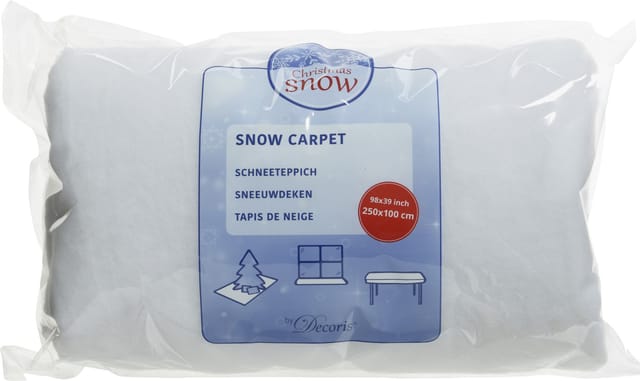 Schneeteppich Aus Polyester 250 X 100 X 1 Cm