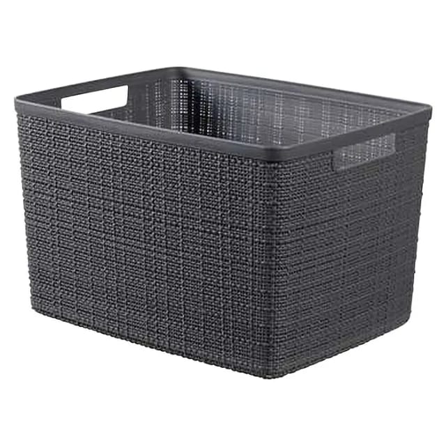 20l Curver Jute-vorratsbehälter, Anthrazit