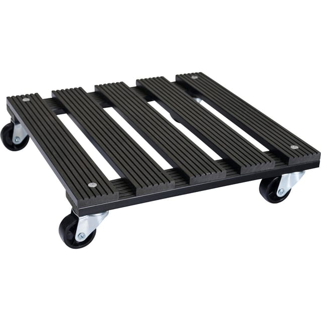 Pflanzenroller Wpc, 30 X 30 Cm, Anthrazit Tragkraft: 60 Kg