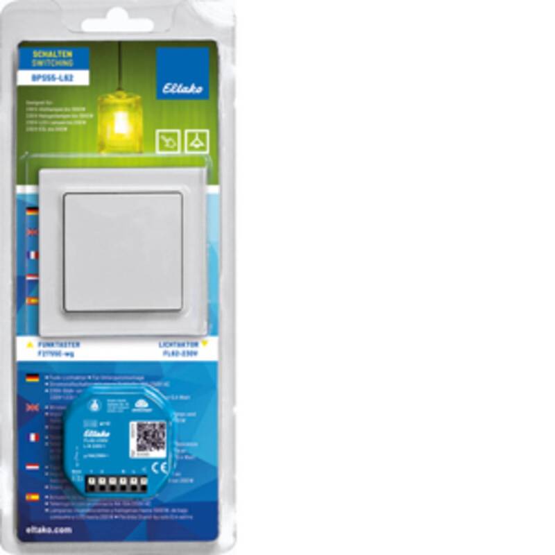 [neuwertig] B-ware Eltako Funk-steckdose Bps55-l62 Unterputz Funk-steckdosen-set Blau Ip20 230v