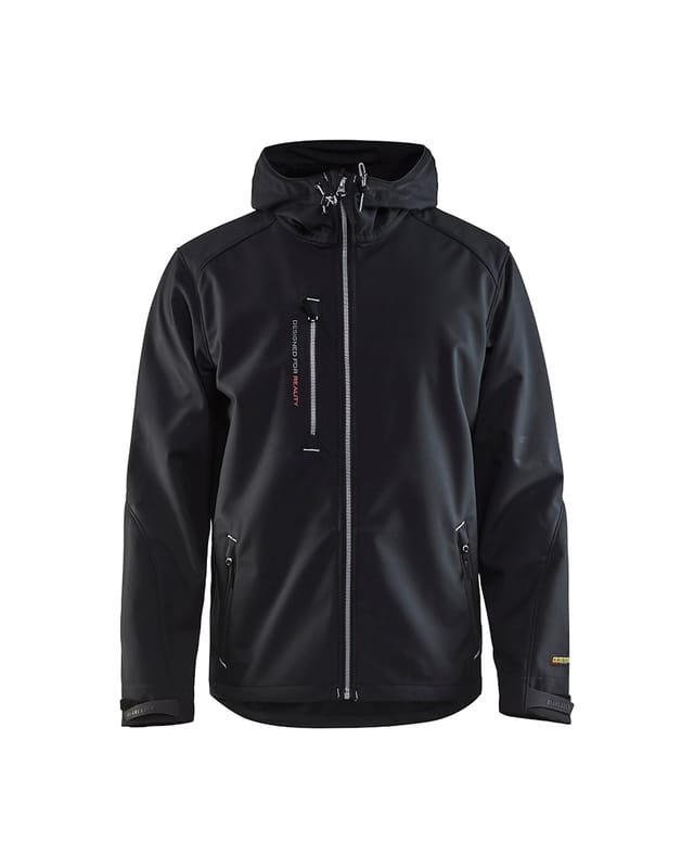 Blaklader - Softshelljacke Mit Kapuze - Schwarz/grau - 494925179992s
