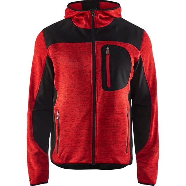Blaklader - Strickjacke Mit Kapuze T.xl - Rot/schwarz - 493021175699-xl