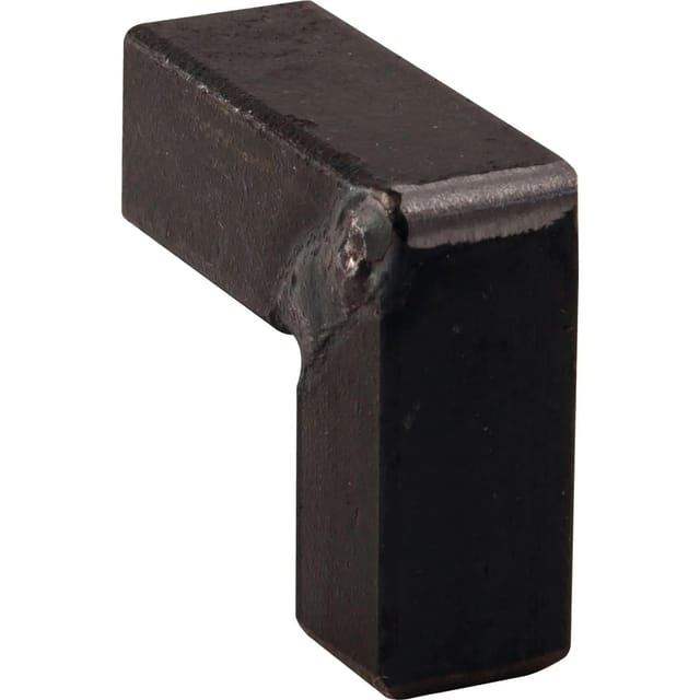 Simausrom - Knopf Aruba Breite 10 Mm, Höhe 25 Mm, Schwarzstahl Schutzlackiert