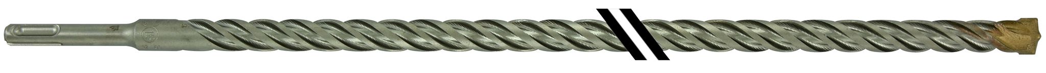 Tivoly - Ø: 16 / Betonbohrer 2 Schneiden Speeder2 - L610 Mm - Zentrierspitze - Vierspiralnut - Sds+ / L: 600