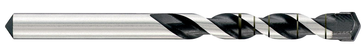 Tivoly - Ø: 9 / Betonbohrer - Hartmetallplatte Diamantgeschliffen - Zylinderschaft - Graduierung Slr - / L: 120