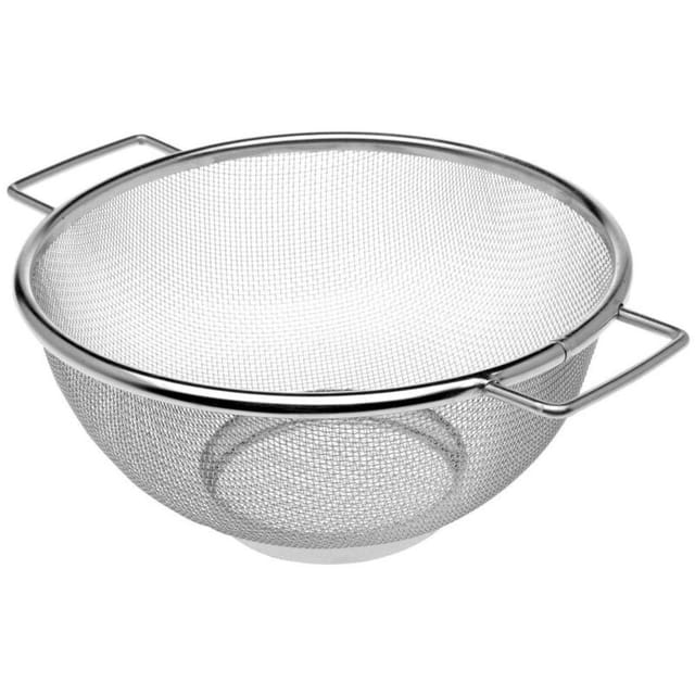 Universal Kitchen Strainer In Stainless Steel With Two Handles 24