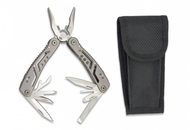 Mehrzweckzange Albainox Mit 19 Funktionen, Mango Aluminium, Gesamtgröße 10,5 Cm