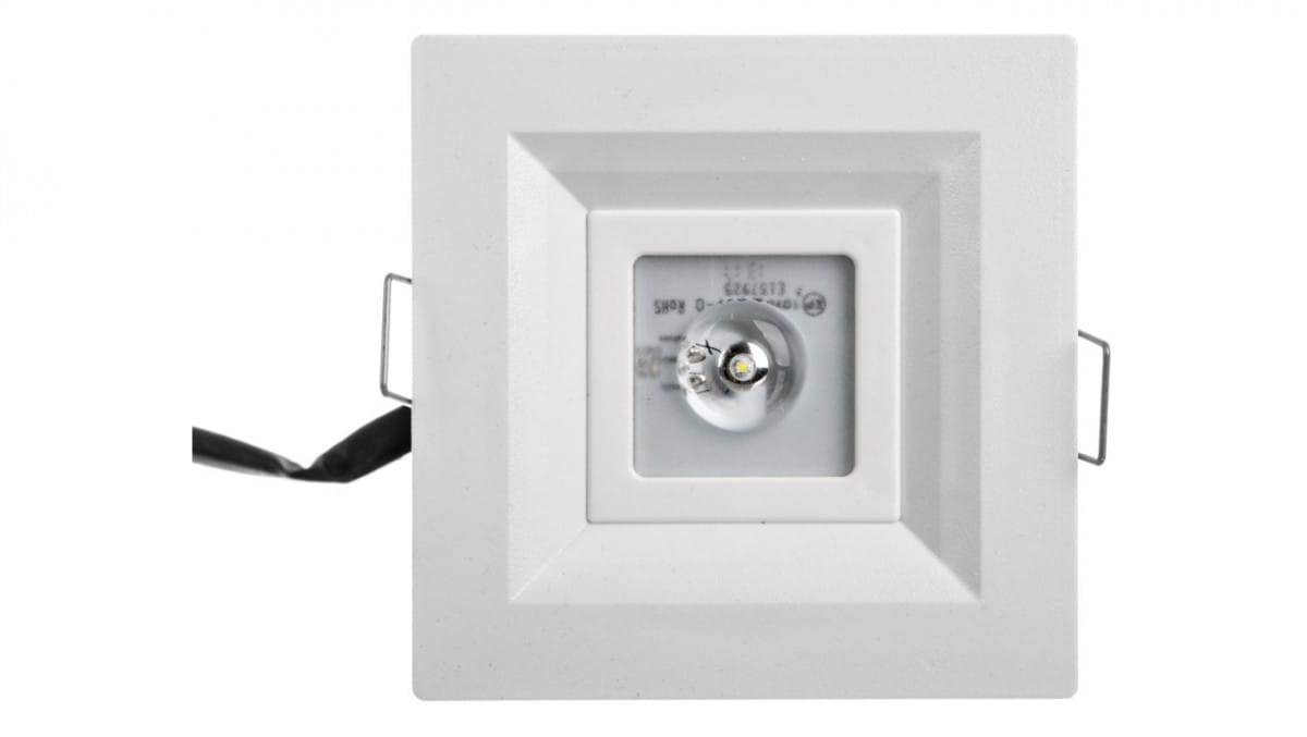 Notleuchte Led 3w Lovato P Led Offen 3h Einzelfunktion Autotest Weiß Lvpo/3w/b/3/se/at/wh
