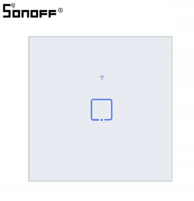 Touch-lichtschalter Wifi Sonoff T0 Eu Tx (1fach)