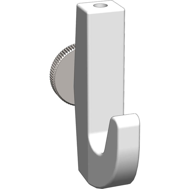 Rontec - Bilderschienen-klemm-bilderhaken 7 Kg Aluminium Vernickelt