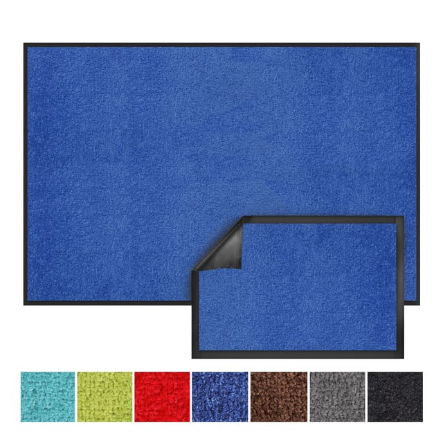 Schmutzfangmatte Monochrom Blau 200 X 200 Cm