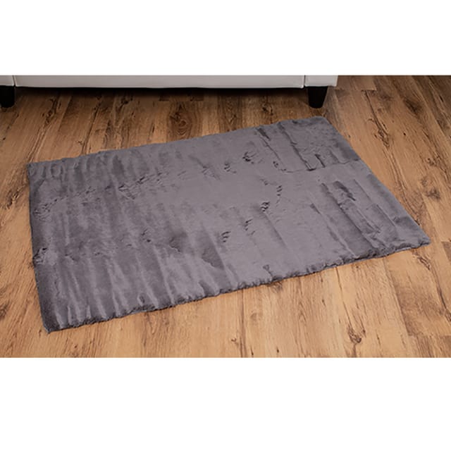 Velours-teppich Rabbit Grau 80x120cm -m800862-grau
