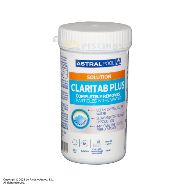 Floculante Claritab Tabletten 20 G. Astralpool
