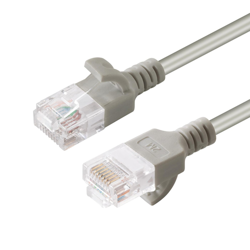 Utp Cat6a Microconnect Slim Netzwerkkabel 0,15 M Grau
