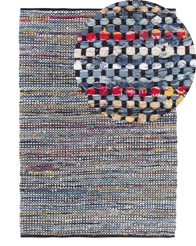 Teppich Alanya Bunt 140 X 200 Cm Baumwolle
