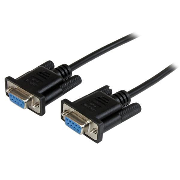 Startech.com 1m Schwarzes Db9 Nullmodemkabel Scnm9ff1mbk