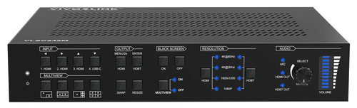 Vivolink Vlsc242m Hdbaset 4k Hdmi Splitter/switch Schwarz