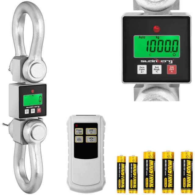 Steinberg Systems - Kranwaage Zugwaage Hängewaage Wildwaage Lastenwaage Lcd 10000 Kg