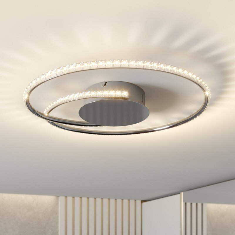 [gebraucht] B-ware Lindby Joline Led-deckenlampe Deckenleuchte Leuchte Lampe Licht Kristall 45736