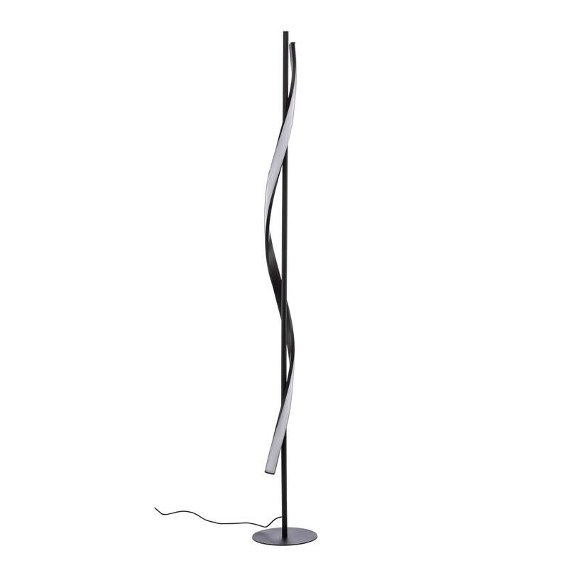 [gebraucht] B-ware Lindby Stehleuchte Lampe Munja Led Dimmbar Schwarz Warmweiß 150cm Metall 2780lm