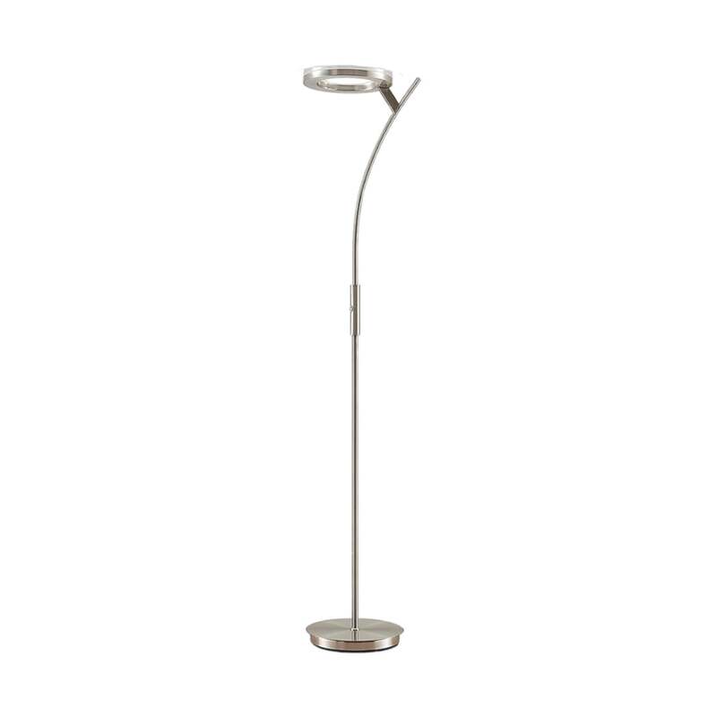 [gebraucht] B-ware Lindby Stehleuchte Darion Led Dimmbar Lampe Leuchte Grau Metall 180cm Hoch