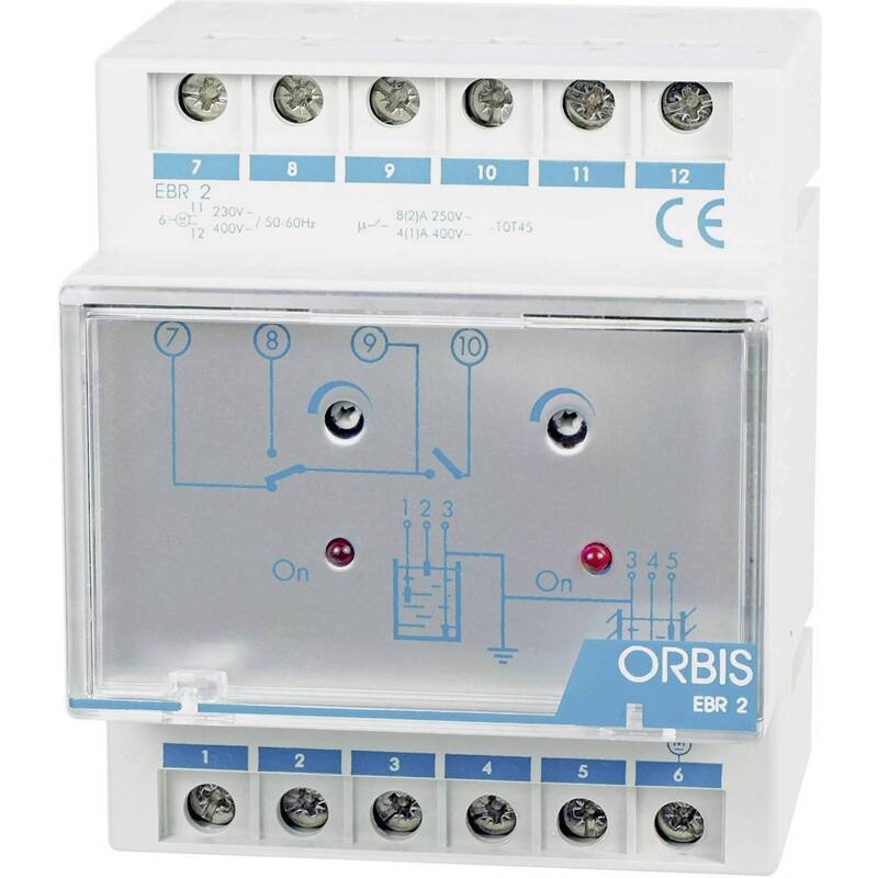 [gebraucht] B-ware Orbis Zeitschalttechnik Füllstands-sensor Ebr-2 230v 400v 1 Wechsler 8a