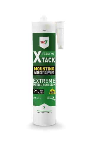 Tec7 - Polymerpaste X-tack Montage Ohne Halter - Schwarz - Kartusche 290ml - 534515227