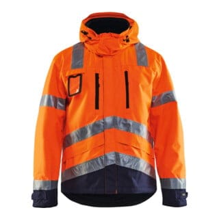 Blakläder Warnschutz-funktionsjacke, Orange / Marineblau, Unisex-größe: L