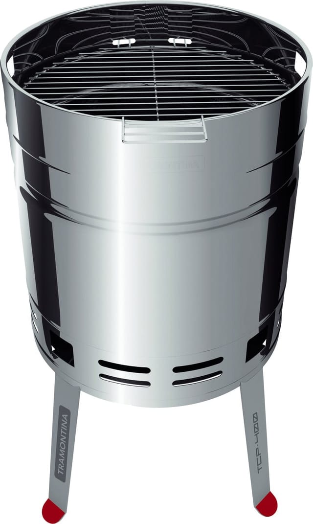 Tramontina Grillfass Cerveja, 41cm Ø, H 75,5cm, Edelstahl