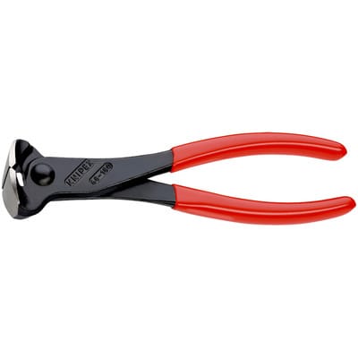 Knipex 68 01 180 Sb Vornschneider Mit Kunststoff Überzogen Schwarz Atramentiert 180 Mm