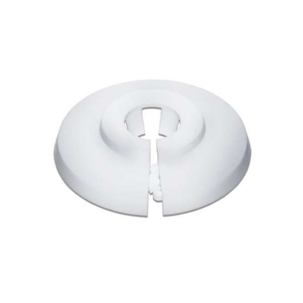 Pvc Scharnier-kunststoffrosette Wandrosette Rosette Kunststoff Weiß Für Rohre Ø15mm