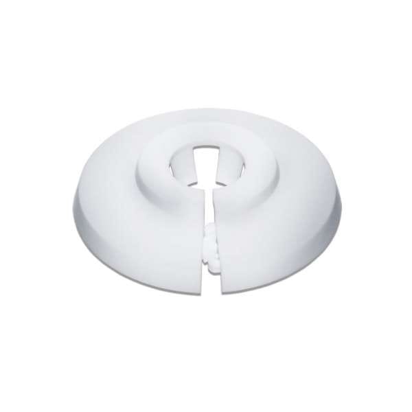 Pvc Scharnier-kunststoffrosette Wandrosette Rosette Kunststoff Weiß Für Rohre Ø15mm