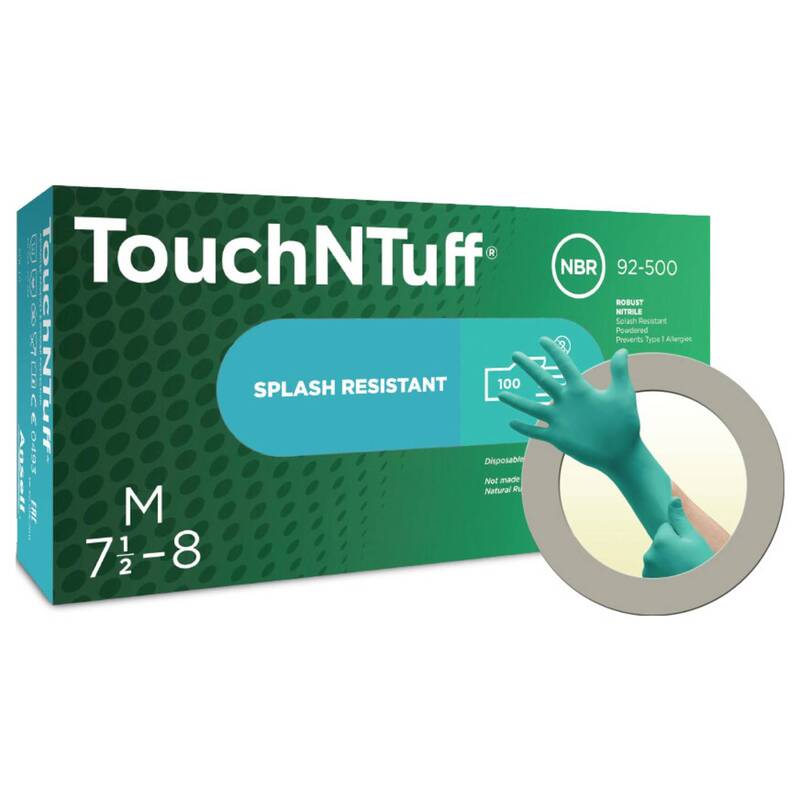 [gebraucht] B-ware Ansell Touchntuff 92500 Handschuhe Größe Xl (9.5-10.0) Einweg Handschutz 100 St.