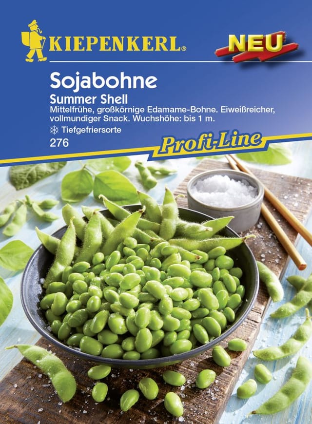 Sojabohne Summer Shell Inhalt Reicht Für Ca. 40 Pflanzen Gemüsesamen - Kiepenkerl