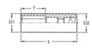 Tengtools - Langer Schlag-steckschlüssel, 1, 27mm 910627 114910201