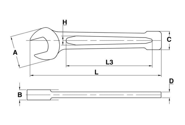 Tengtools - Fester Schraubenschlüssel, 41 902041 160740700